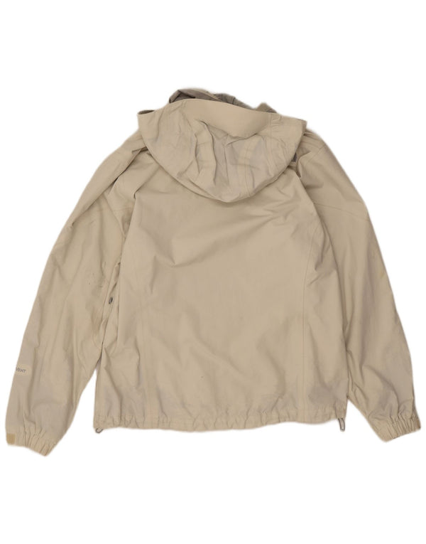 Chaqueta impermeable con capucha para mujer The North Face UK 44 Nylon verde medio