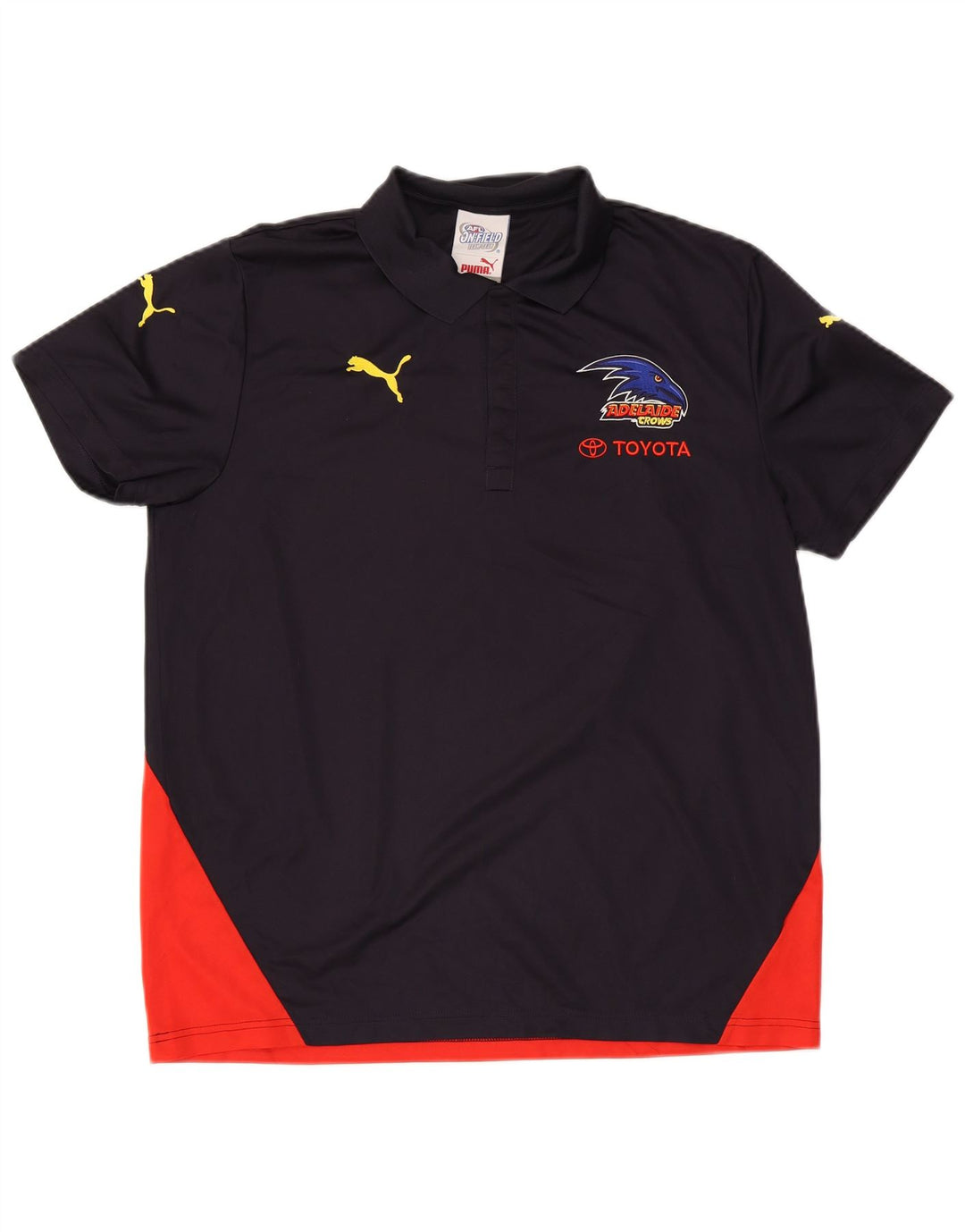 Puma Polo Hombre XL Azul Marino Colorblock Poliéster