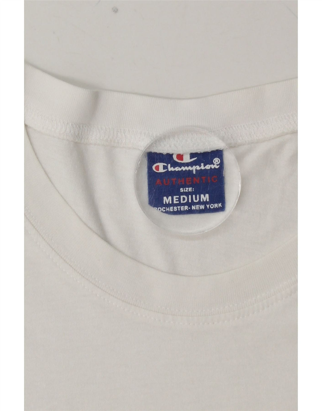 CHAMPION Camiseta gráfica para hombre Top mediano blanco