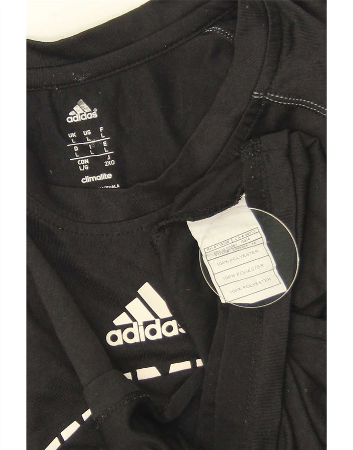 Adidas Mens UNC Pembroke Graphic Camiseta Top Grande Poliéster Negro