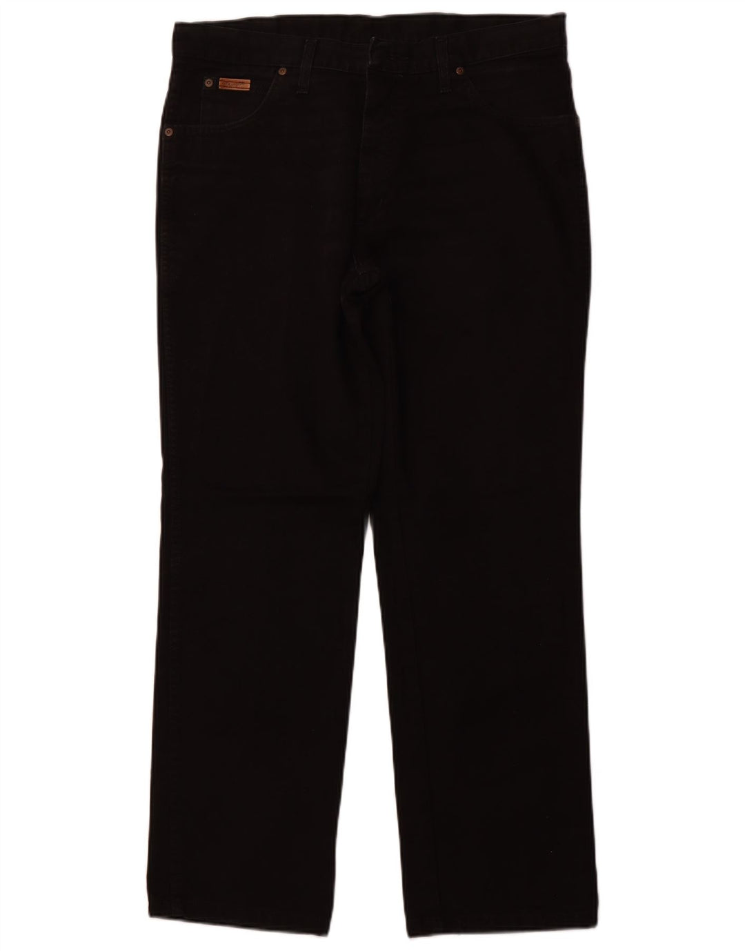 WRANGLER Vaqueros rectos Texas para hombre W36 L30 Algodón negro