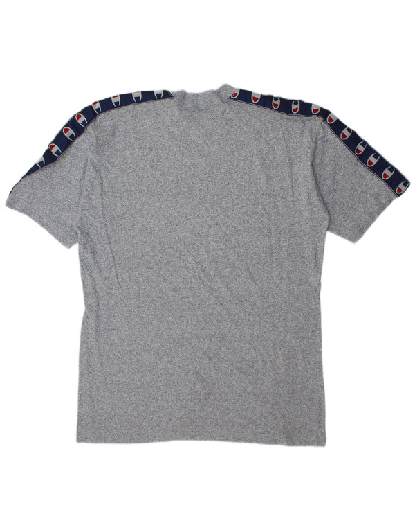 Champion Camiseta gráfica para hombre Top XL Algodón moteado azul