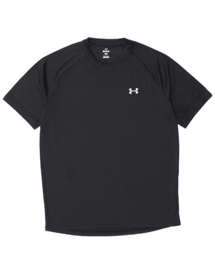 UNDER ARMOUR Camiseta gráfica para hombre Top mediano negro