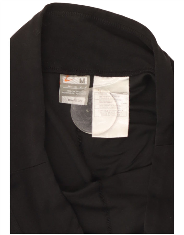 Nike Leggings Capri para mujer US 8/10 Mediano Negro Poliéster