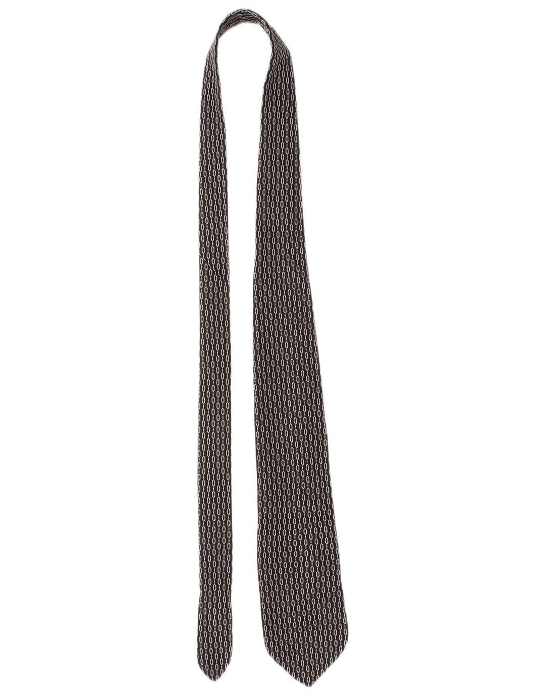Dolce & Gabbana Corbata Para Hombre Talla Única Seda Geométrica Negra Clásica