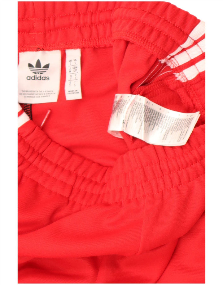Adidas Hombre Pantalones De Chándal Joggers Small Rojo Poliéster