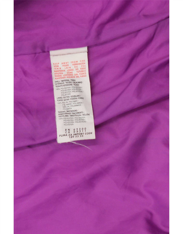 Puma - Chaqueta acolchada para mujer (talla 40), poliéster morado grande