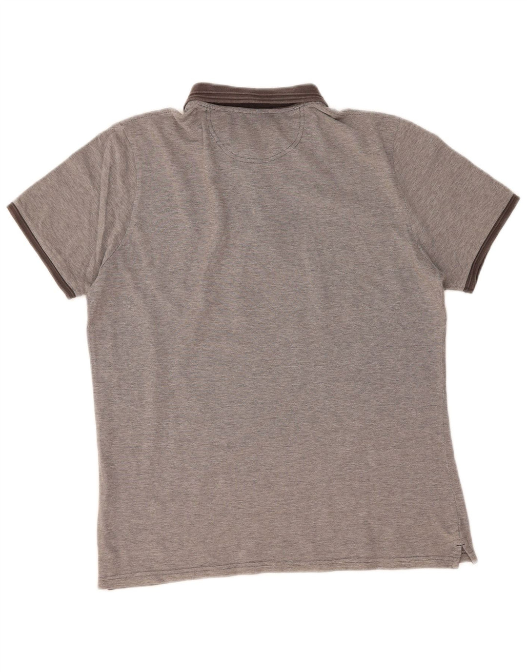 CHAMPION Mens Polo Shirt Large Grey Cotton