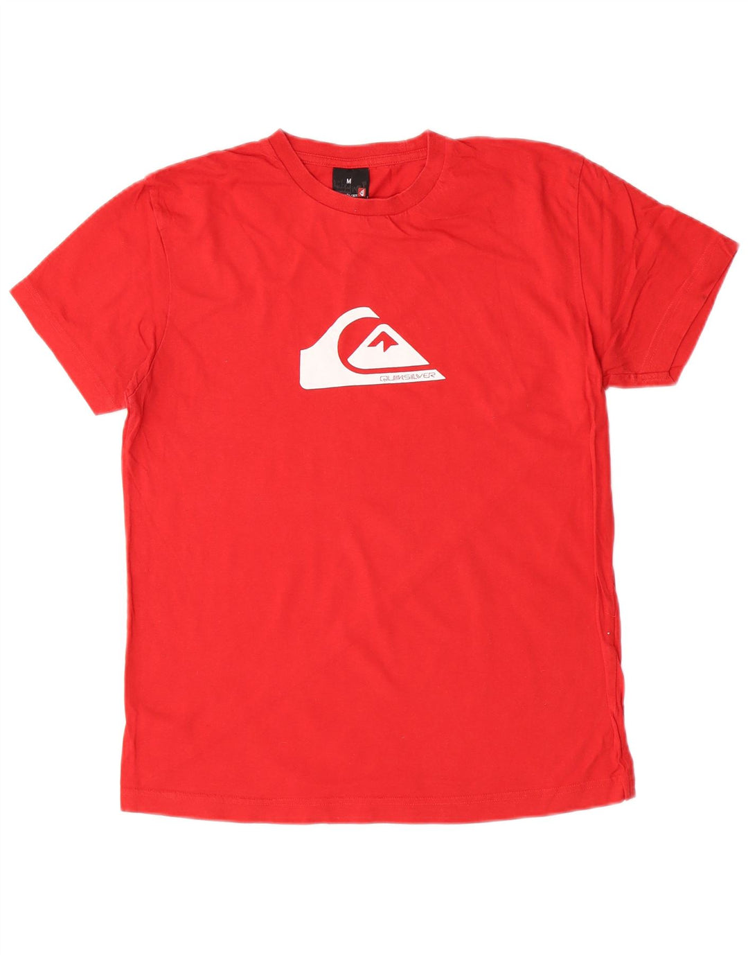 Quiksilver - Camiseta gráfica para hombre, color rojo medio