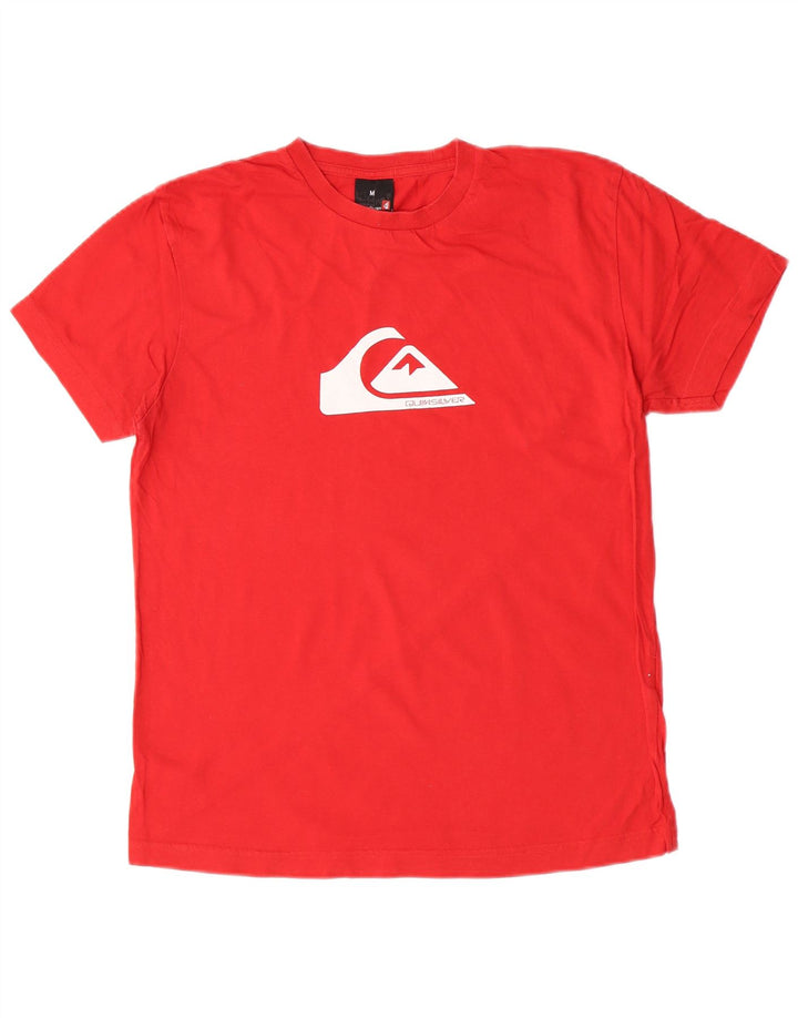 Quiksilver - Camiseta gráfica para hombre, color rojo medio