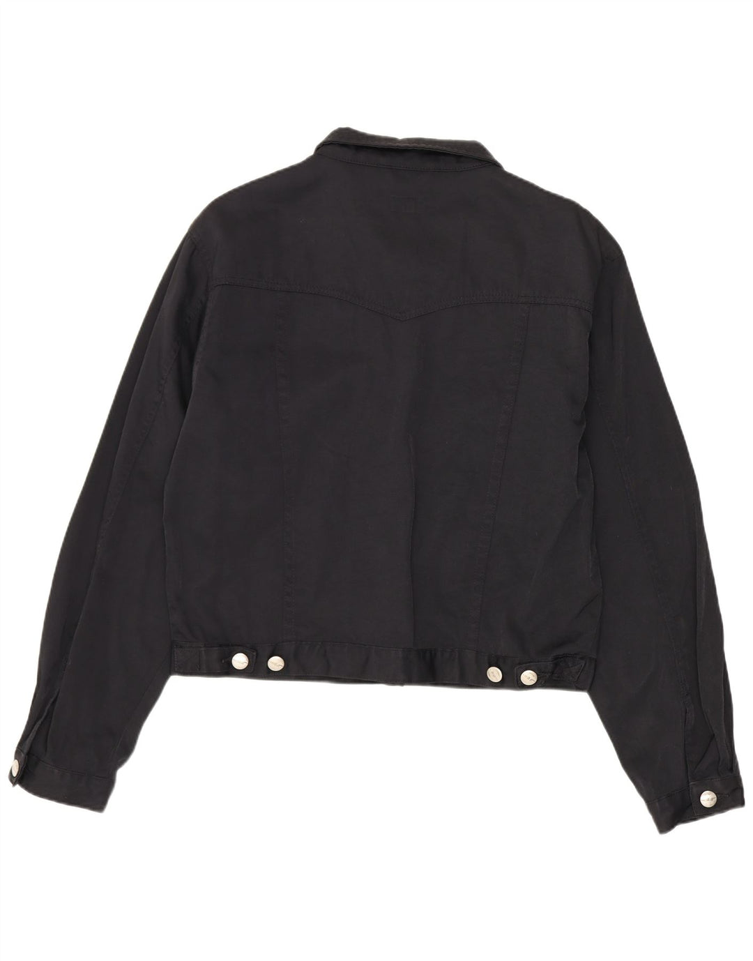 JP COLLECTION Chaqueta bomber corta para mujer EU 40 Mediana Nylon negro