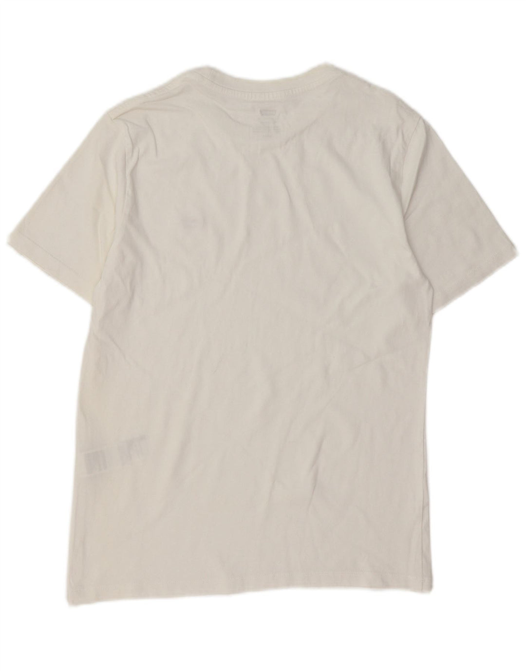 Levi's Camiseta estándar para hombre Top Small White Cotton