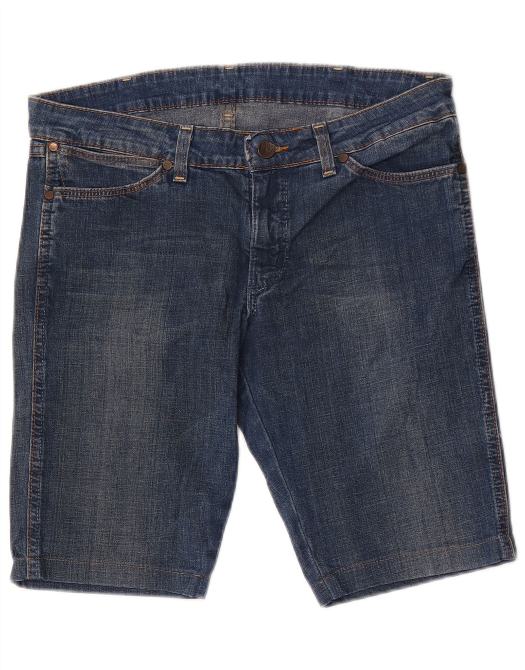 Wrangler Mens Iris Denim Shorts W31 Algodón Azul Medio