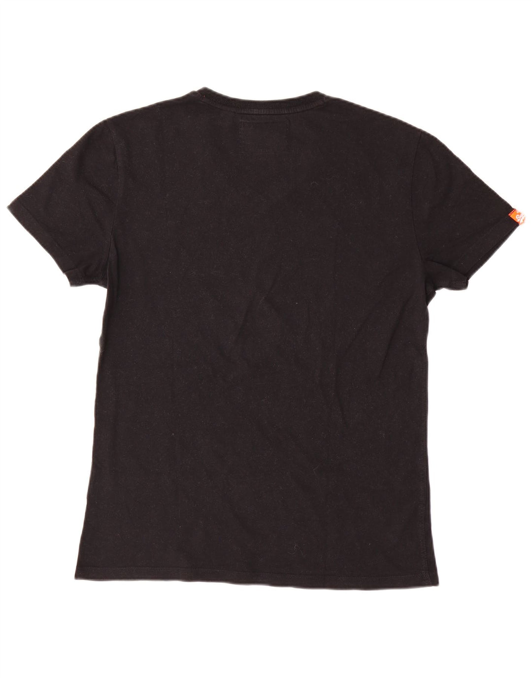 Superdry Camiseta para hombre Top grande de algodón negro