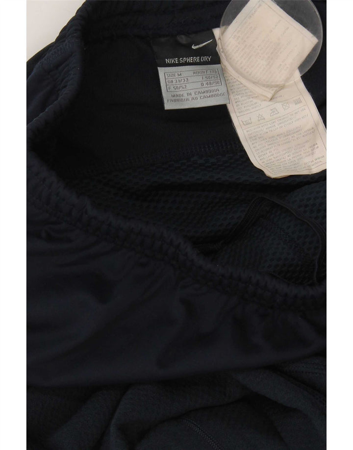 Pantalón De Chándal Nike Hombre Mediano Azul Marino Rayas Poliéster