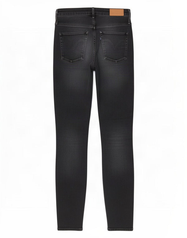 Vaqueros pitillo desgastados para mujer Levi's W27 L32 Algodón negro