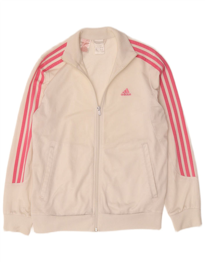 Adidas Chaqueta Chándal Niña 13-14 Años Blanco Poliéster