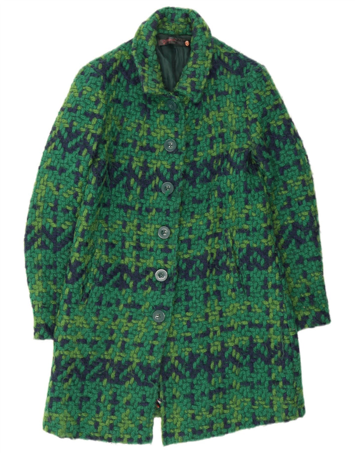 Abrigo Desigual para mujer EU 42 Large Green Check