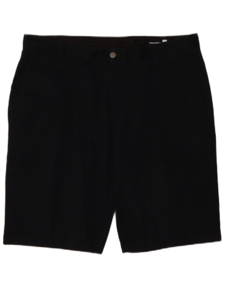 Volcom Pantalones cortos chinos para hombre W38 XL Algodón negro