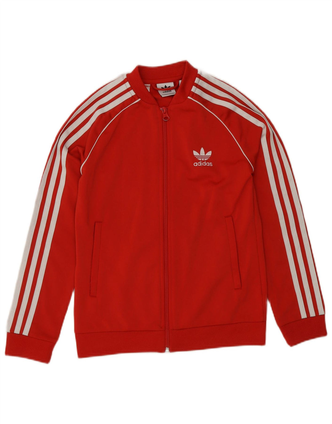 Adidas Chaqueta de chándal para niño 9-10 años Rojo Poliéster