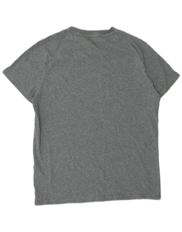 Superdry Camiseta para hombre Top XL de algodón moteado gris
