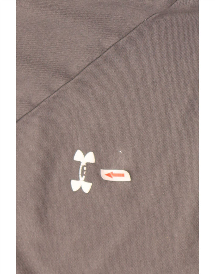Under Armour Hombre Sudadera Jumper Grande Gris Algodón