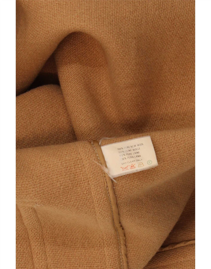 Invertere Trenca con capucha para hombre UK 38 Lana virgen beige medio