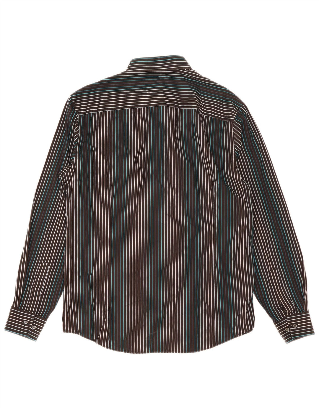 Jasper Conran Camisa para hombre Algodón a rayas negro mediano