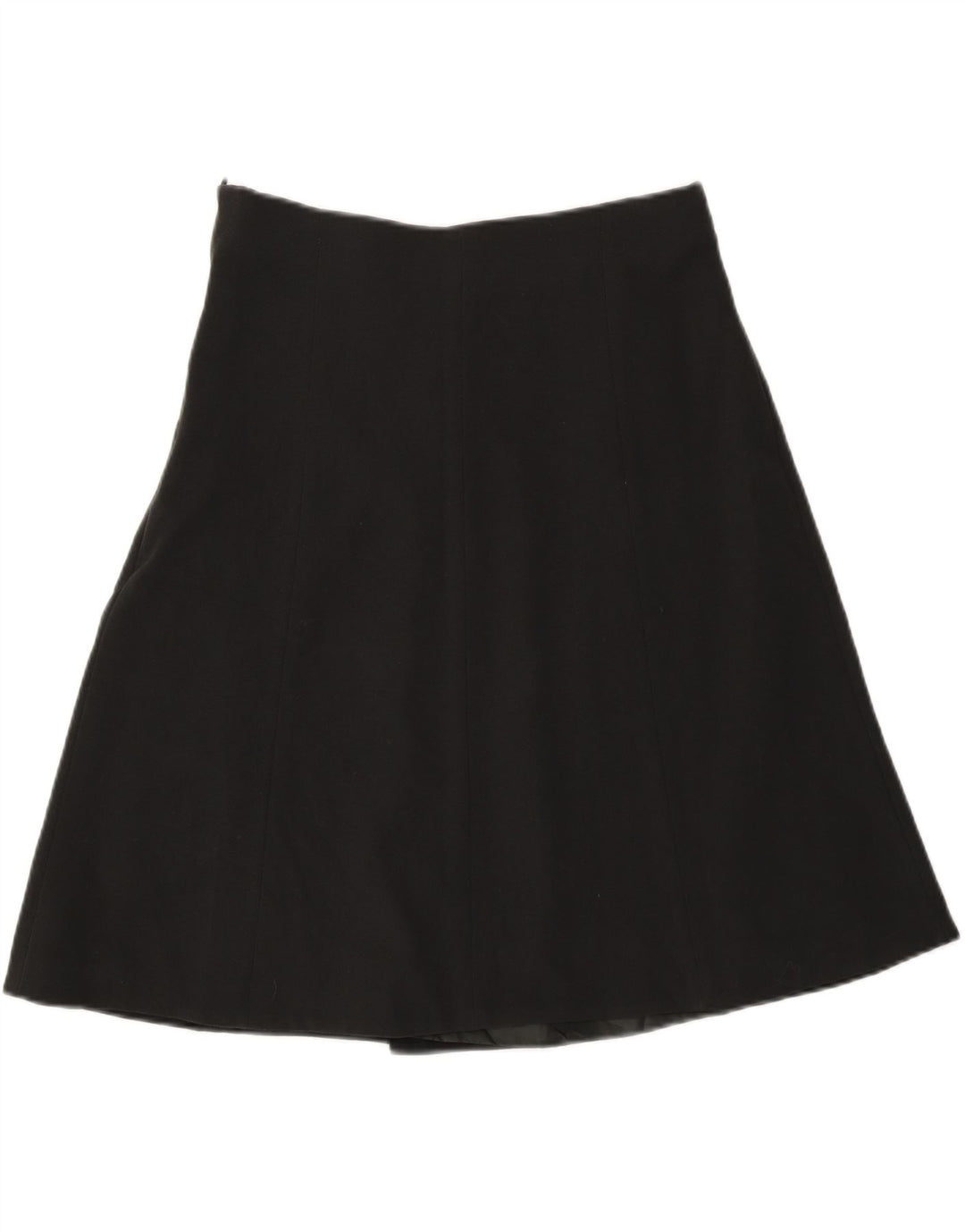 Zara Mujer Falda Acampanada Mediana W28 Negro