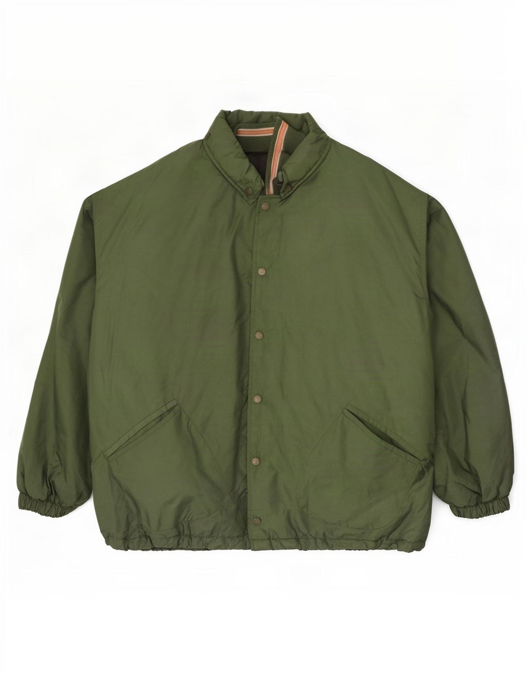 Tom Tailor Chaqueta Cortavientos con Estampado Holgado para Hombre UK 40 Large Verde