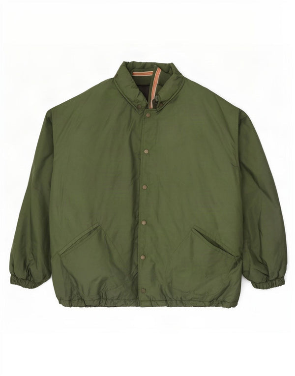 Tom Tailor Chaqueta Cortavientos con Estampado Holgado para Hombre UK 40 Large Verde