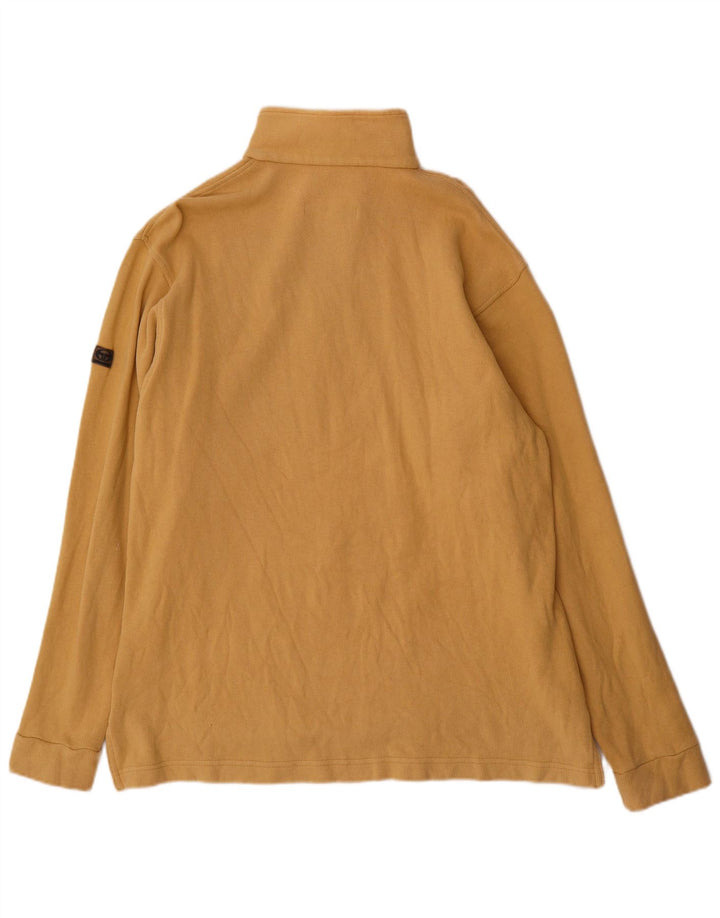 Sergio Tacchini Jersey con cuello y cremallera para hombre XL Marrón