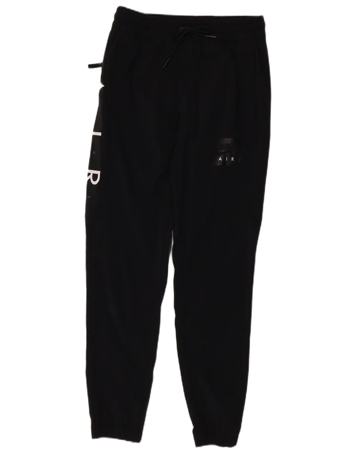 NIKE Hombre Pantalones de chándal con gráfico Joggers Small Black Nylon