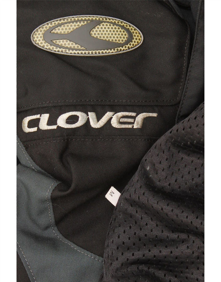 CLOVER Mens Racer Jacket UK  38 Medium Grey Colourblock Vintage Clover and Second-Hand Clover from Messina Hembry 