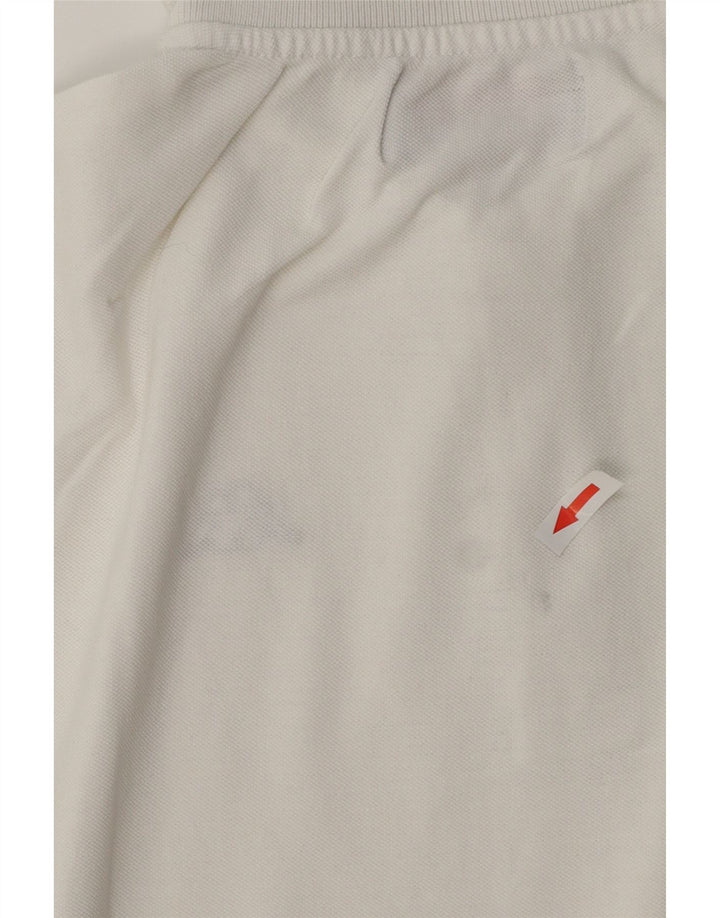 Kappa Polo Hombre Grande Blanco Algodón