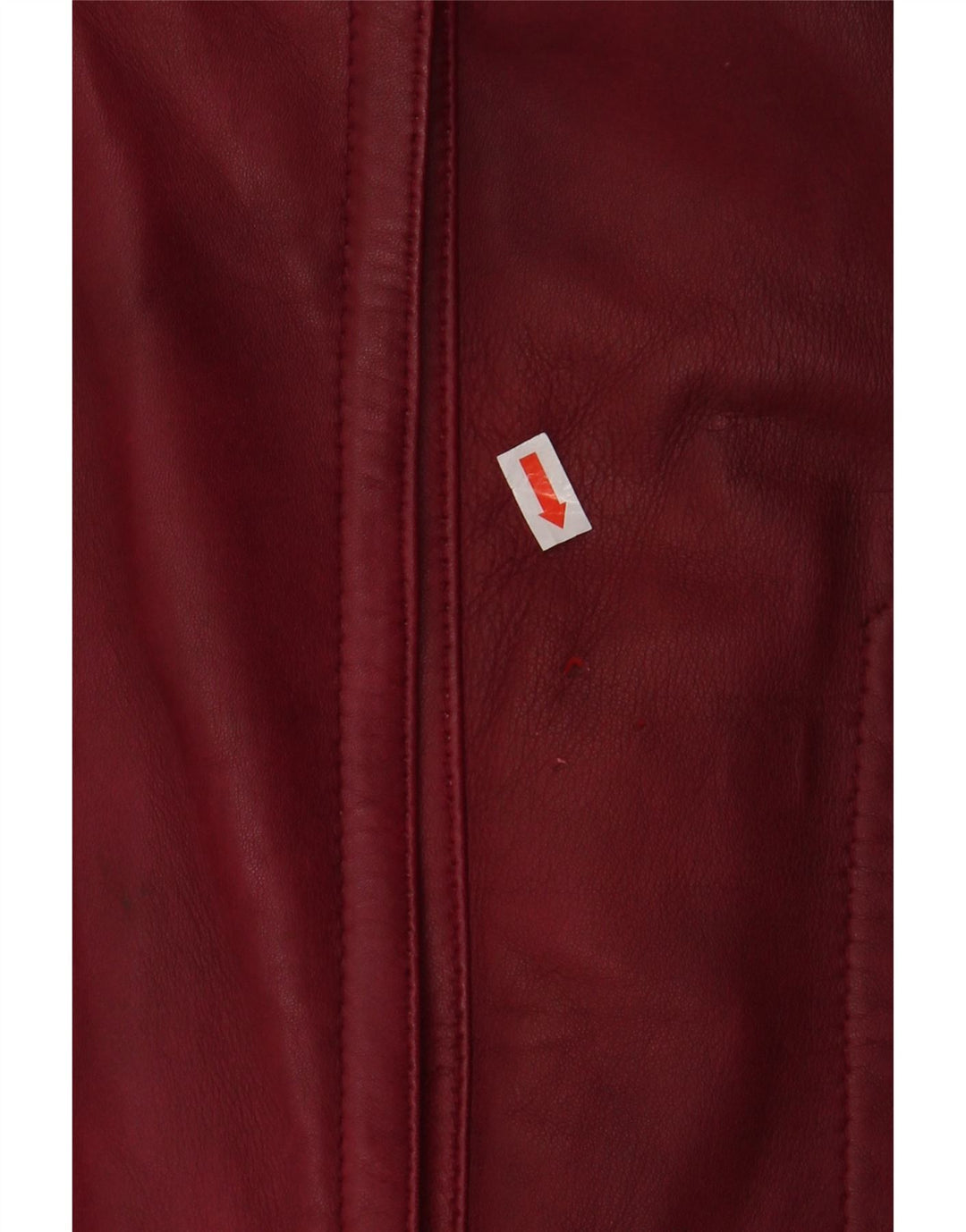 Vintage mujer de gran tamaño con capucha Parka chaqueta EU 48 2XL granate