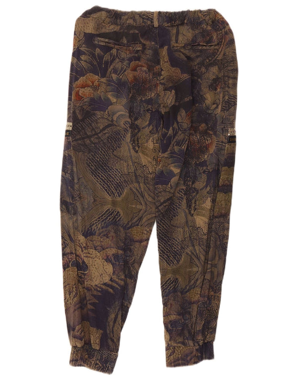 Desigual Mujer Joggers Cargo Pantalones Pequeños W30 L25 Multicolor Floral
