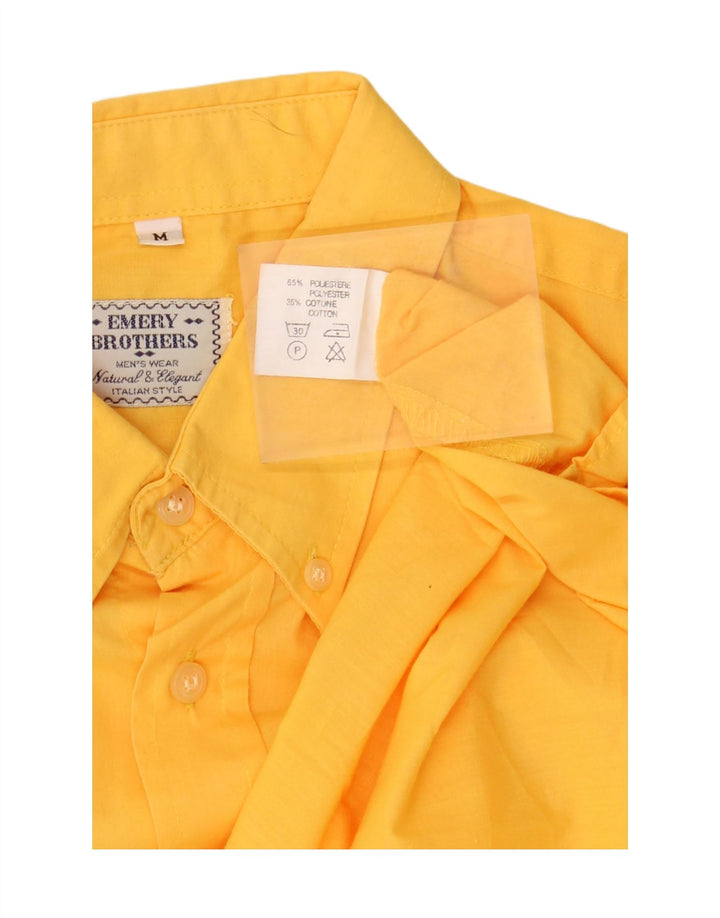 EMERY BROHERS Camisa Hombre Poliéster Amarillo Medio