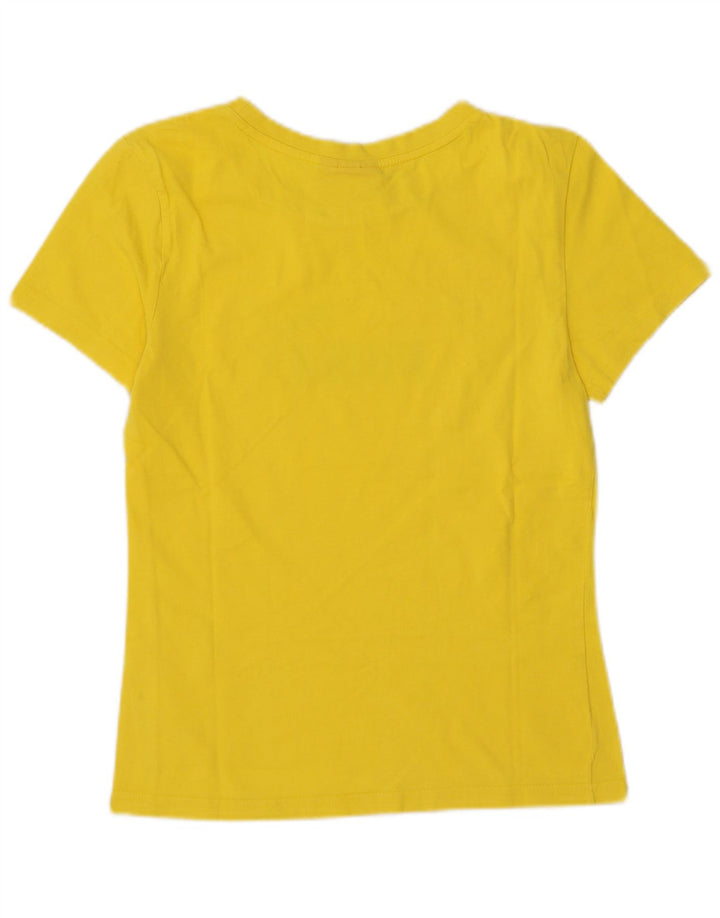 Puma - Camiseta gráfica para mujer, talla 40, color amarillo mediano