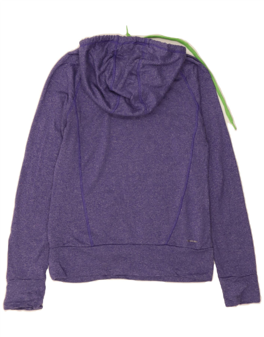 ADIDAS Womens Hoodie Jumper UK 10 Small Purple Polyester Vintage Adidas and Second-Hand Adidas from Messina Hembry 