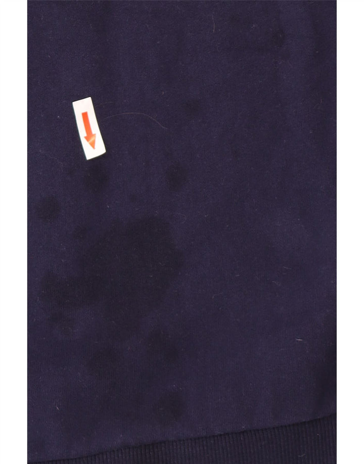 Superdry Hombre Sudadera Gráfica Jumper XL Azul Marino Algodón