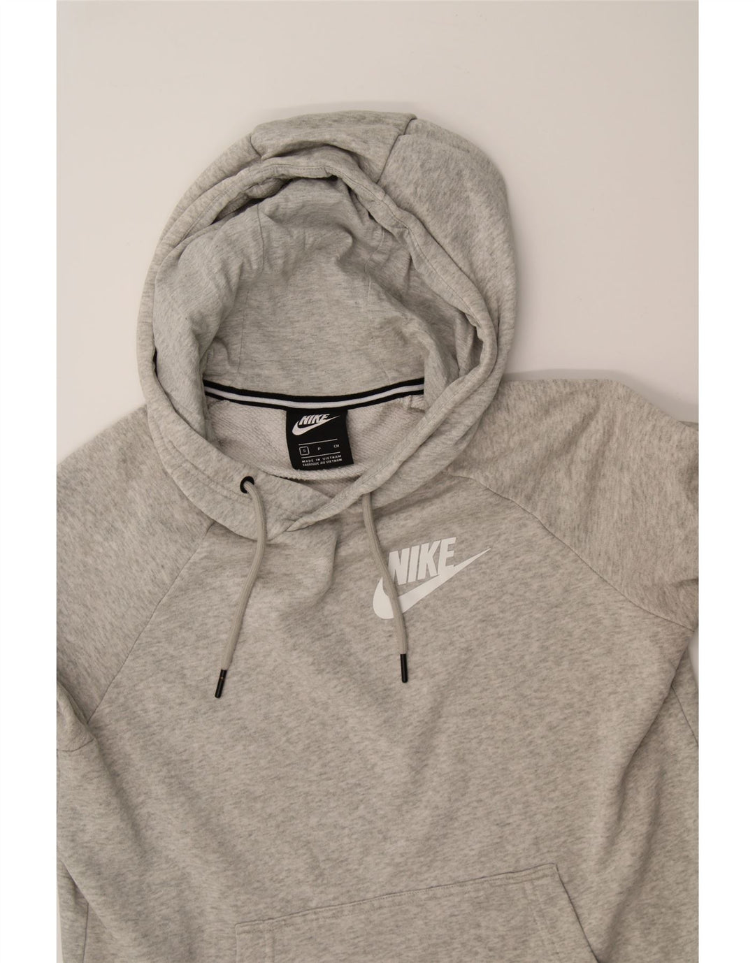 NIKE Mens Hoodie Jumper Small Grey Cotton Vintage Nike and Second-Hand Nike from Messina Hembry 