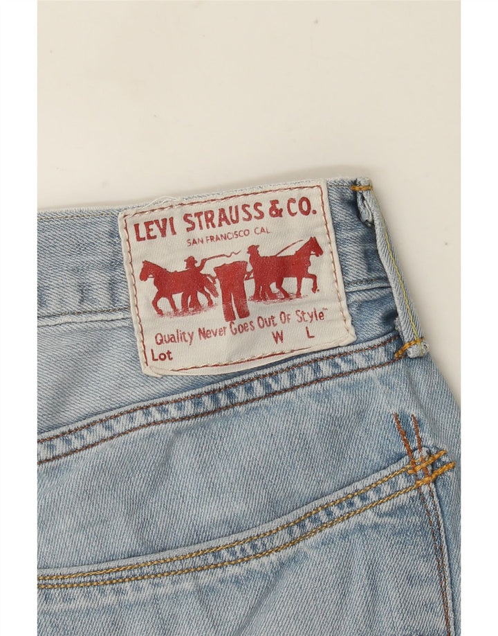 Levi's Mens 504 Shorts De Mezclilla W32 Algodón Azul Medio