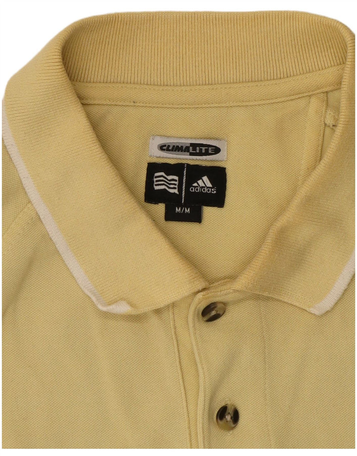 Adidas Hombre Climalite Polo Amarillo Medio