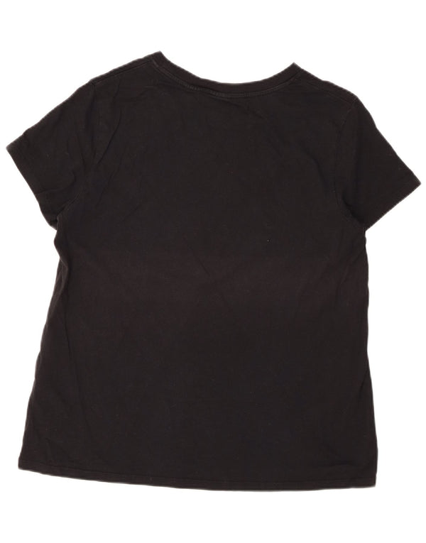 Levi's Camiseta para mujer Top UK 46 Grande Algodón negro