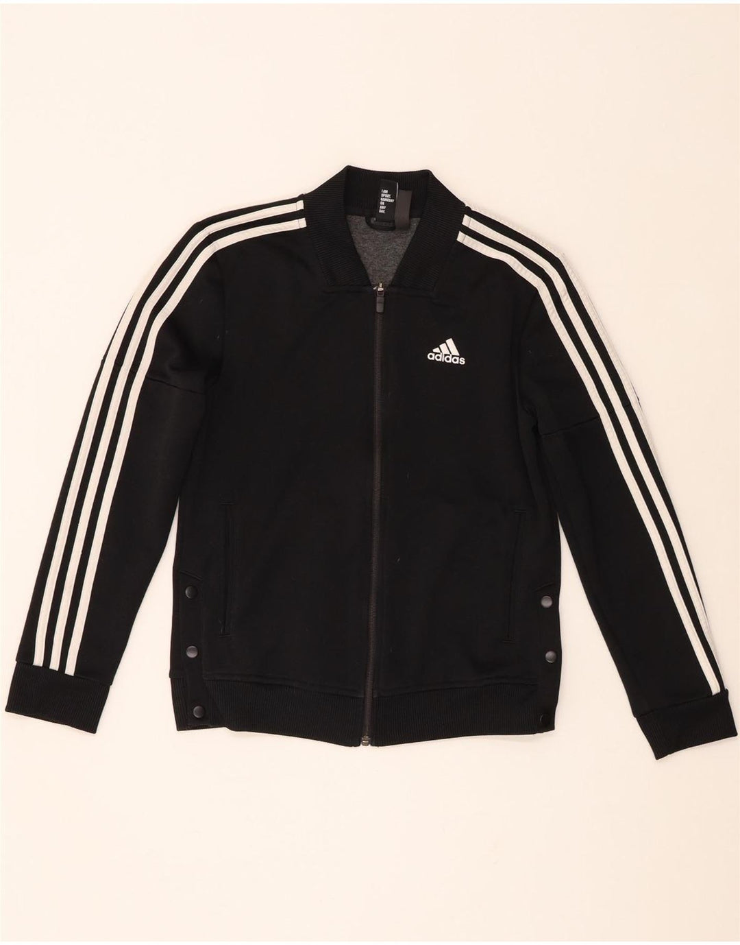 Adidas Chaqueta de chándal para mujer UK 8/10 Small Black Colourblock