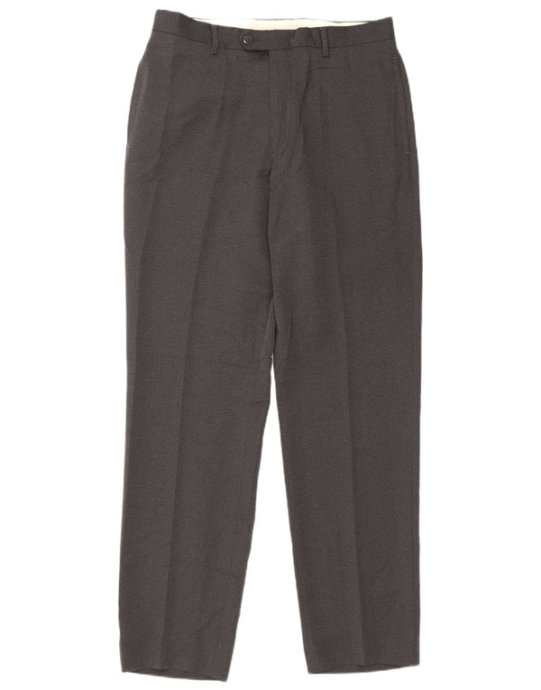 Carlo Pignatelli Mens Straight Suit Trousers W32 L31 Grey
