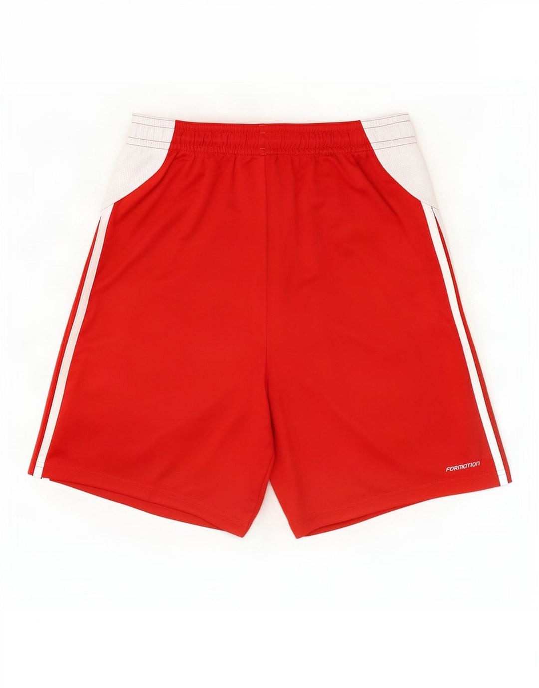 Adidas - Pantalones cortos deportivos para hombre, talla grande, color rojo, poliéster