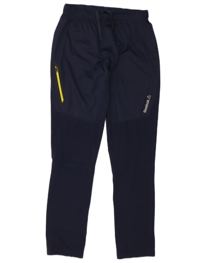 Pantalón Reebok Hombre Chándal Small Azul Marino Poliéster