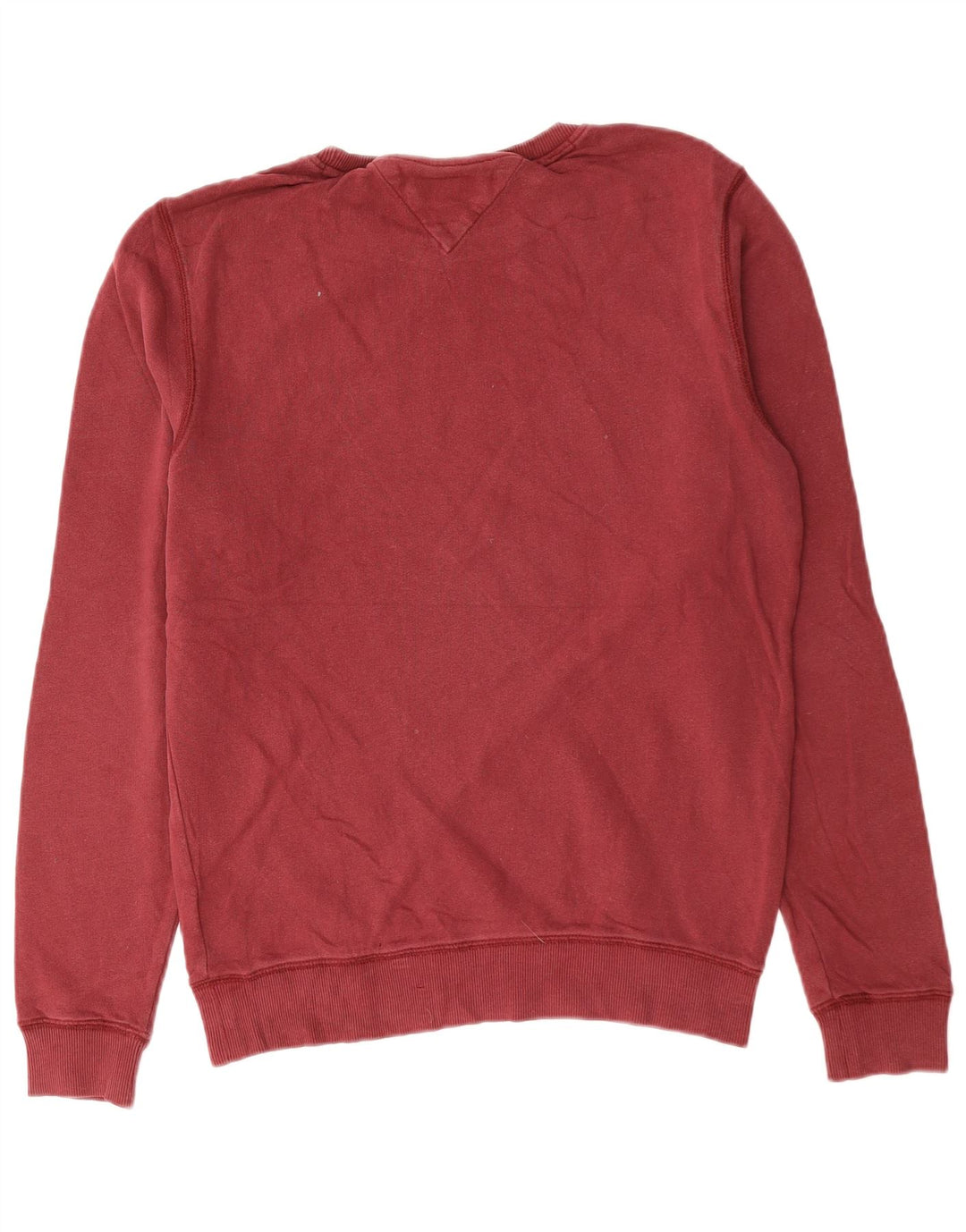 Tommy Hilfiger Hombre Sudadera Jumper Small Rojo Algodón